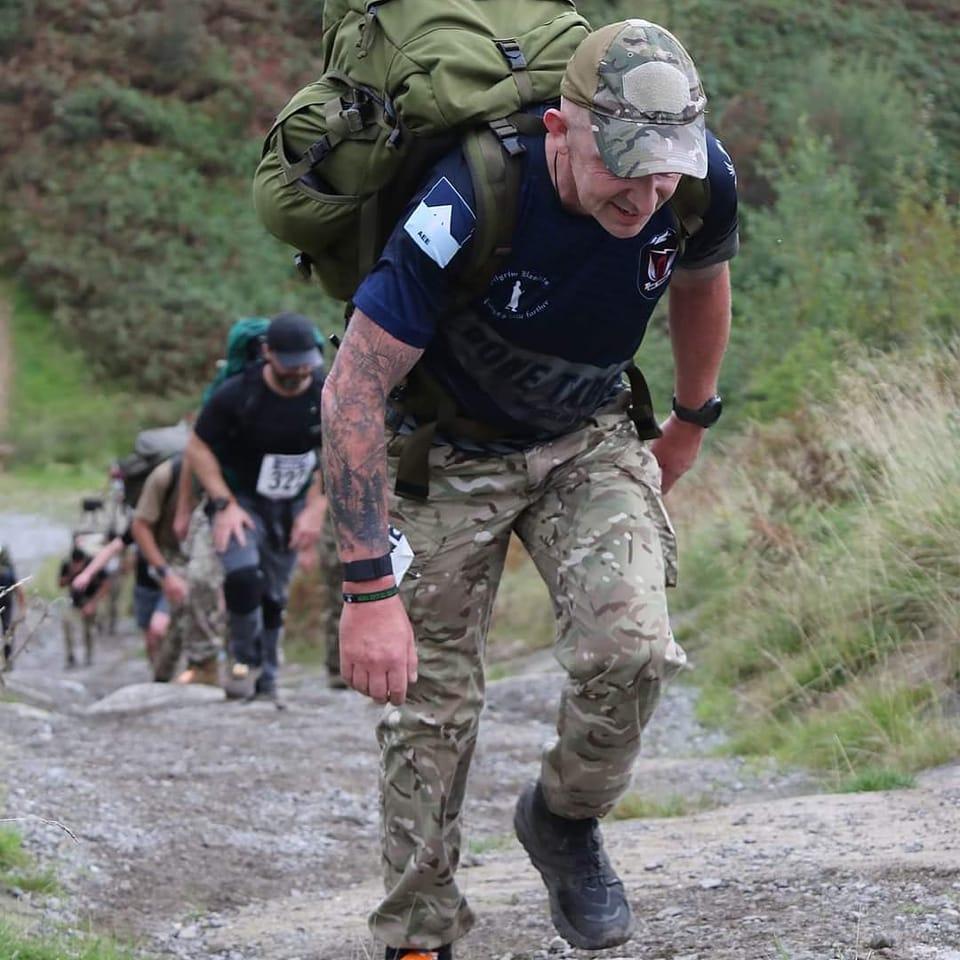 Steve O'Connor on an endurance ascent